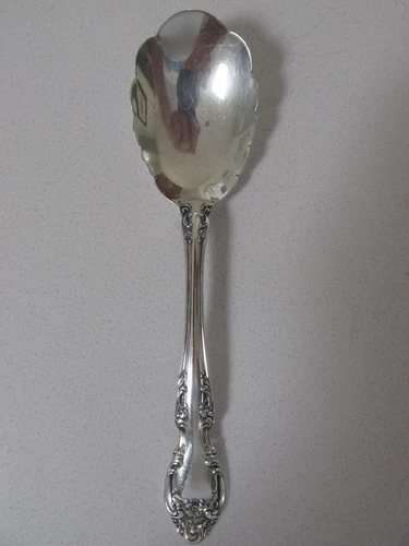 Vintage 1948 Gorham Sterling Silver Sugar Spoon (6 1/8")....Melrose Pattern