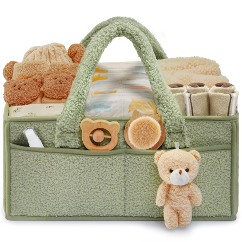 ™ Baby Diaper Caddy with Handle, Portable Baby Diaper Caddy Organizer for Changi
