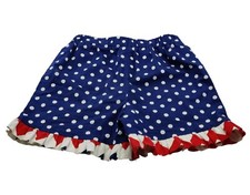 Southern Sunshine Kids Shorts Girl Red Blue White Made in USA Sz 3T