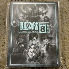 SDCC 2022 Exclusive Blizzard Collectable Series 8 Pin Set LE 1000 Overwatch WOW