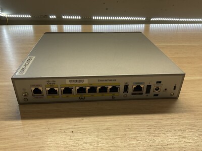 CISCO 860 series 867VAE-K9 Router/NO POWER ADAPTER Item # JUA230
