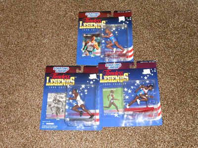(3) Starting Lineup - Vintage - Olympics - Owens / Kersee / O'Brien - NEW - RARE