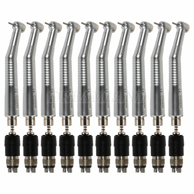 Pedo Mini Head Dental High Speed Handpiece - 4-Hole NSK Style Quick Coupler, Contra Angle, Autochuck