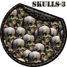 Camo Guns Wrap Skins Premium Vinyl Matte Camouflage Sheet 7.8in39in Skulls3