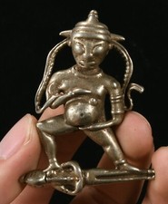 Ciondolo 2,3'' bronzo antico feng shui esorcismo diavolo persone persona ping un