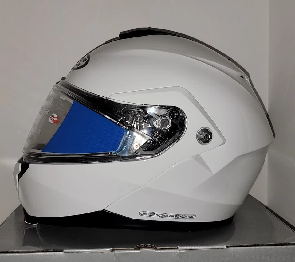HJC c91 Modular Snowmobile Helmet White XS S M L XL 2XL 3XL 4XL 5XL BK Foto 3 de 4