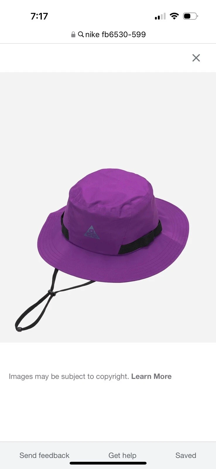 Nike Apex ACG Bucket Hat Sun Wind Rain Summer Protection FB6530 Adult Medium