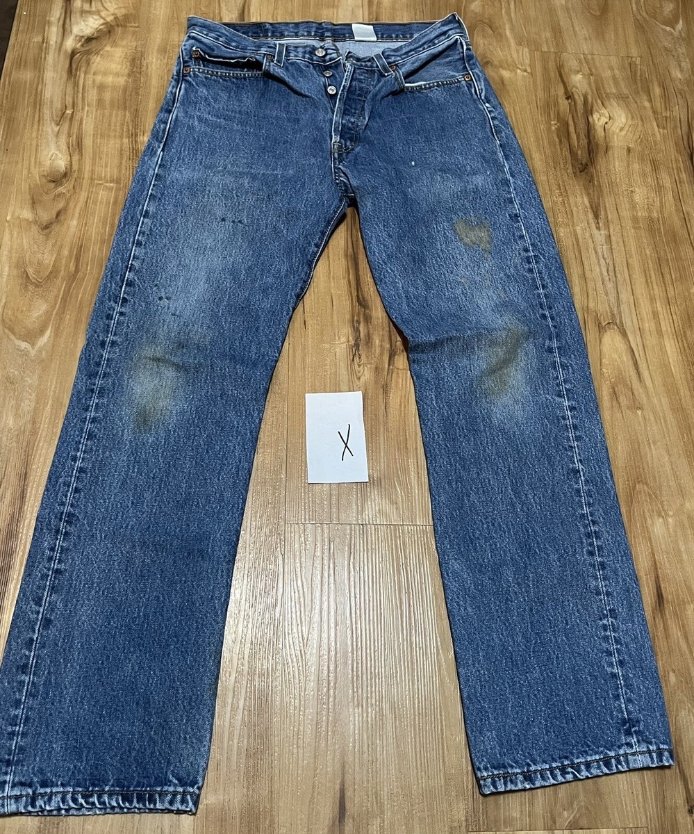 Vintage Levi 501 Jeans Button Fly 32x32 VTG Denim 90s Y2K 501