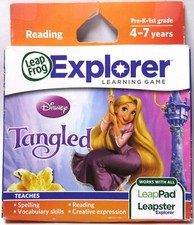 LEAP FROG Disney Tangled Learning Game For LeapPad/Leapster Explorer 4-7 Yrs NEW