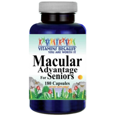 macular advantage eye care lutein 40mg l-glutathione billberry jaborandi 180caps Macular Advantage Seniors Eye Care Lutein 40mg/L-Glutathione/Billberry  180Caps