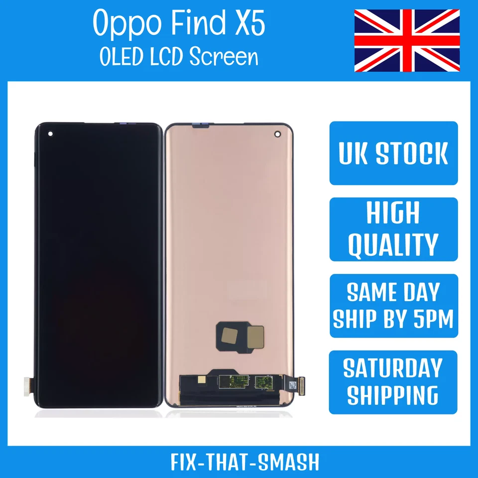 Oppo Find X5 Replacement CPH2307 OLED LCD Screen Touch Digitizer