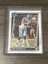 2021 Panini Donruss Optic Simi Fehoko Rated Rookie Base #242 - Dallas Cowboys