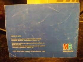 WORLD GAMES Nintendo NES Game Original by EPYX Instruction Manual Booklet *ONLY*