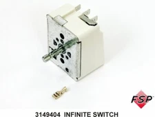New Open Box Genuine OEM Whirlpool Oven Range Infinite Switch WP3149404