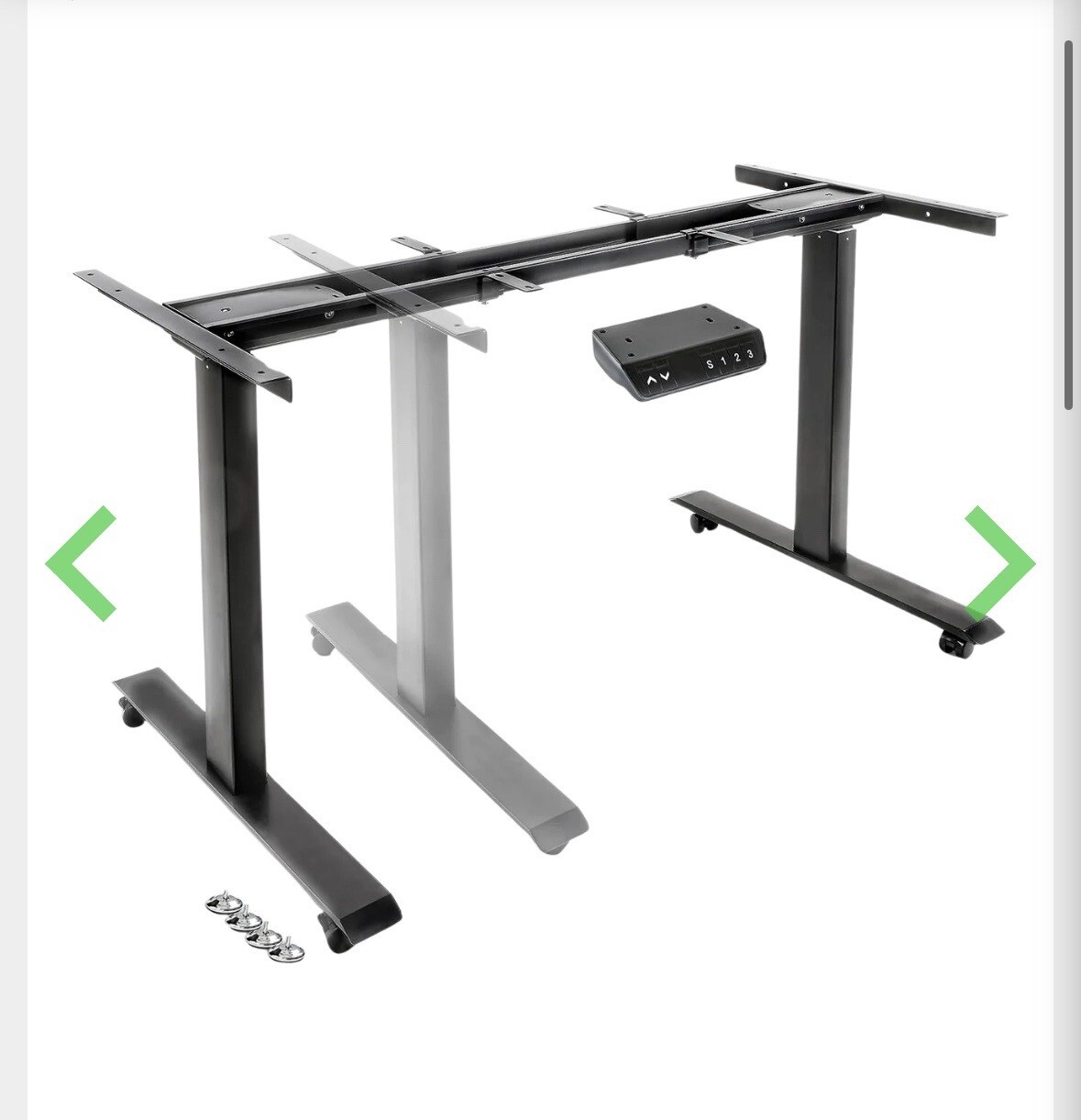 Super Handy GUT153 Electric Standing Desk Frame for 63x30 Inch Tops-image