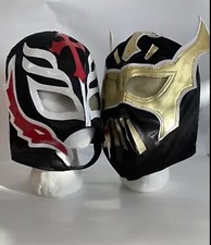 Combos! Kalisto/Sin Cara/Rey Mysterio Authentic Replica Wrestling Mask Sets.