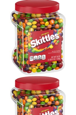 Skittles Original Fruity Candy Jar (54 oz.) 2 ct