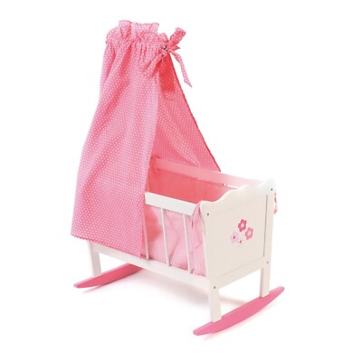Bayer Chic 2000 Puppenwiege Dessin Fiori TOP