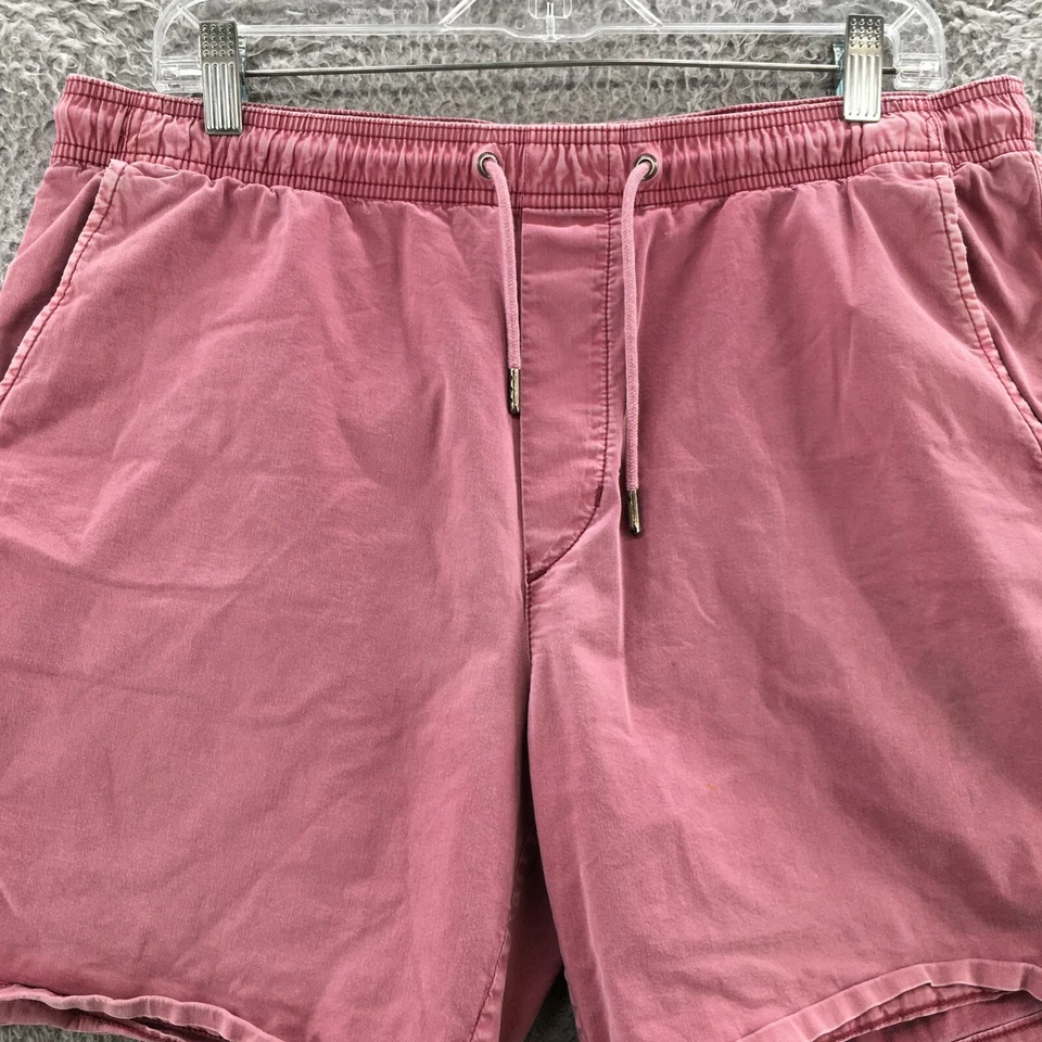 Pantalones cortos chinos American Eagle para hombre medianos (35x7 real) rojo mezcla de algodón tiro medio Foto 2 de 4