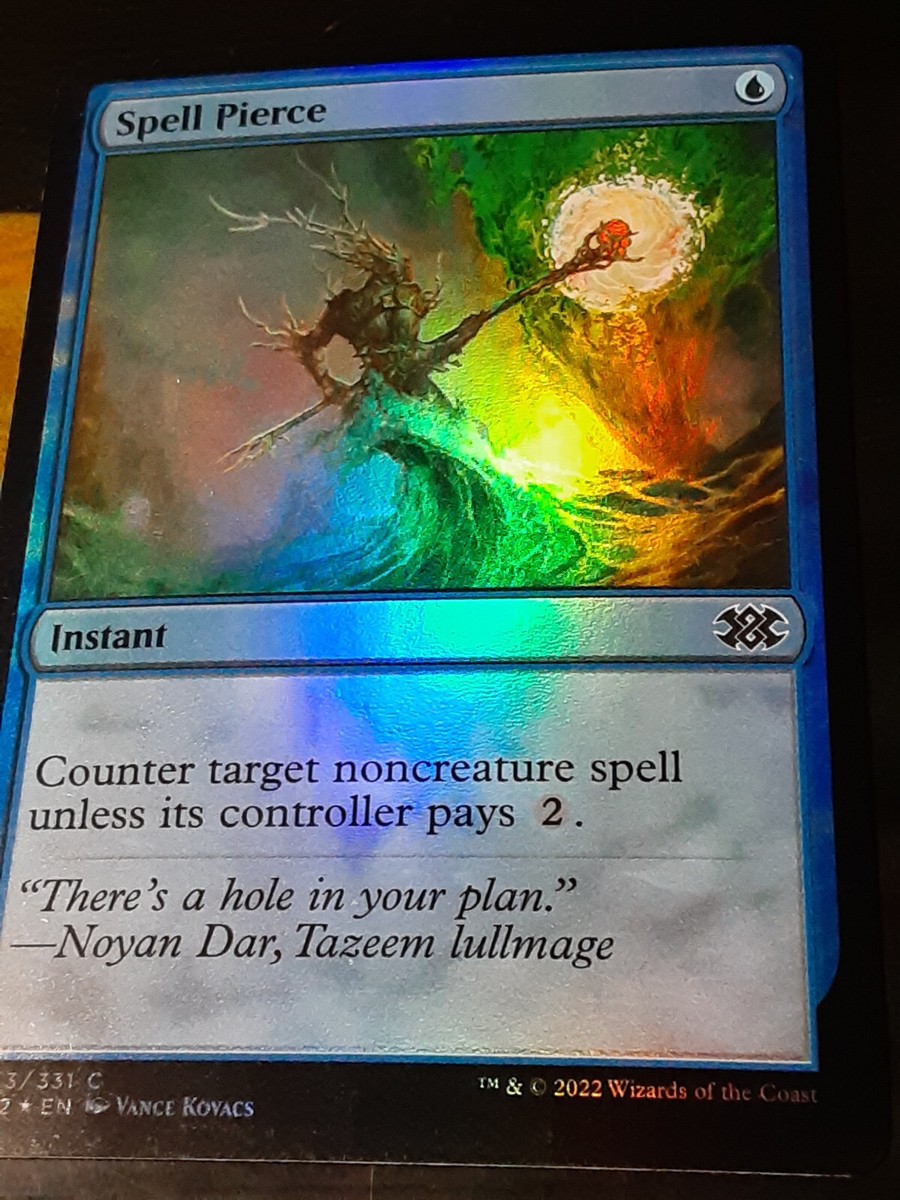 Spell Pierce FOIL , Double Masters 2022 , Near Mint , MTG, FREE
