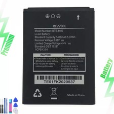 New Verizon Orbic Journey V RC2200L Battery BTE-1400 Replacement 1400mAh 3.85V