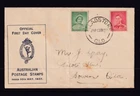 AUSTRALIA 1937 FDC AUSTRALIAN POSTAGE STAMPS #C316