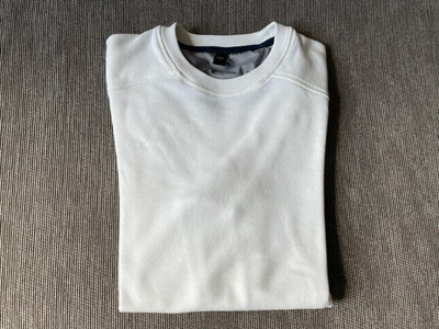 Weißes Herren Sweatshirt von Wahts, Amsterdam, in Gr. S
