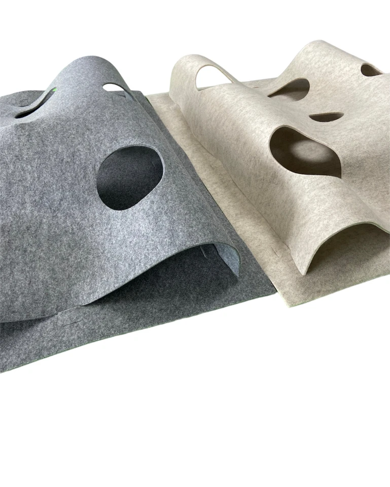 Katzenspielteppich Katzen Spielmatte Kratzmatte Katzenhöhle Katzenspielzeug FILZ - Bild 4 von 4