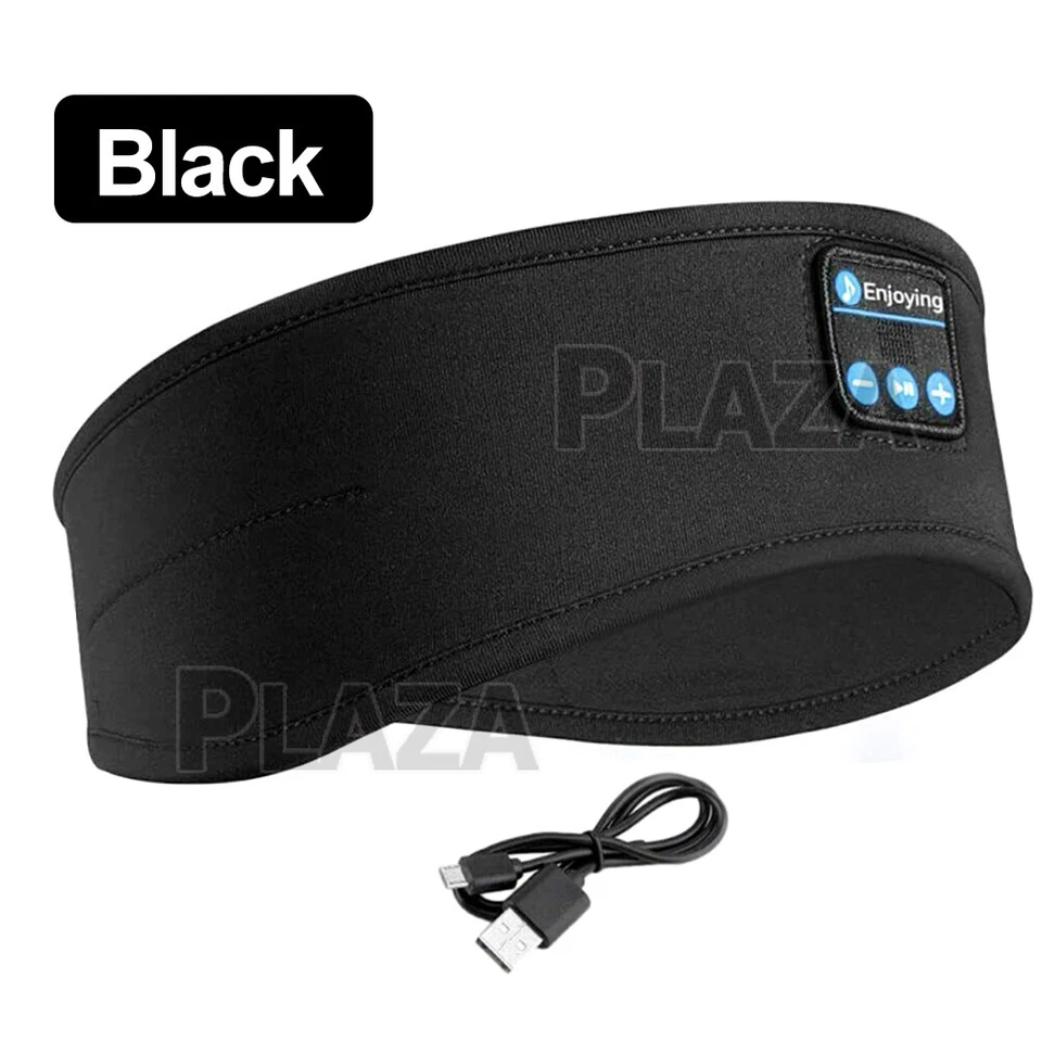Wireless Bluetooth 5.0 Stereo Eye Mask Headphones Earphone Sleep Music Headband