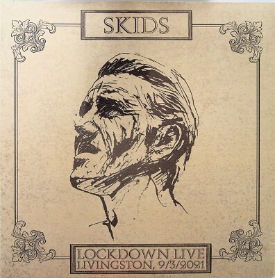 THE SKIDS- Lockdown Live: Livingstone, 9/3/2021 LP (NEW White Vinyl 2023) PUNK