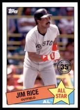 Jim Rice 2020 Topps 1985 Baseball 35th Anniversary Card #85AS-34 Boston Red Sox