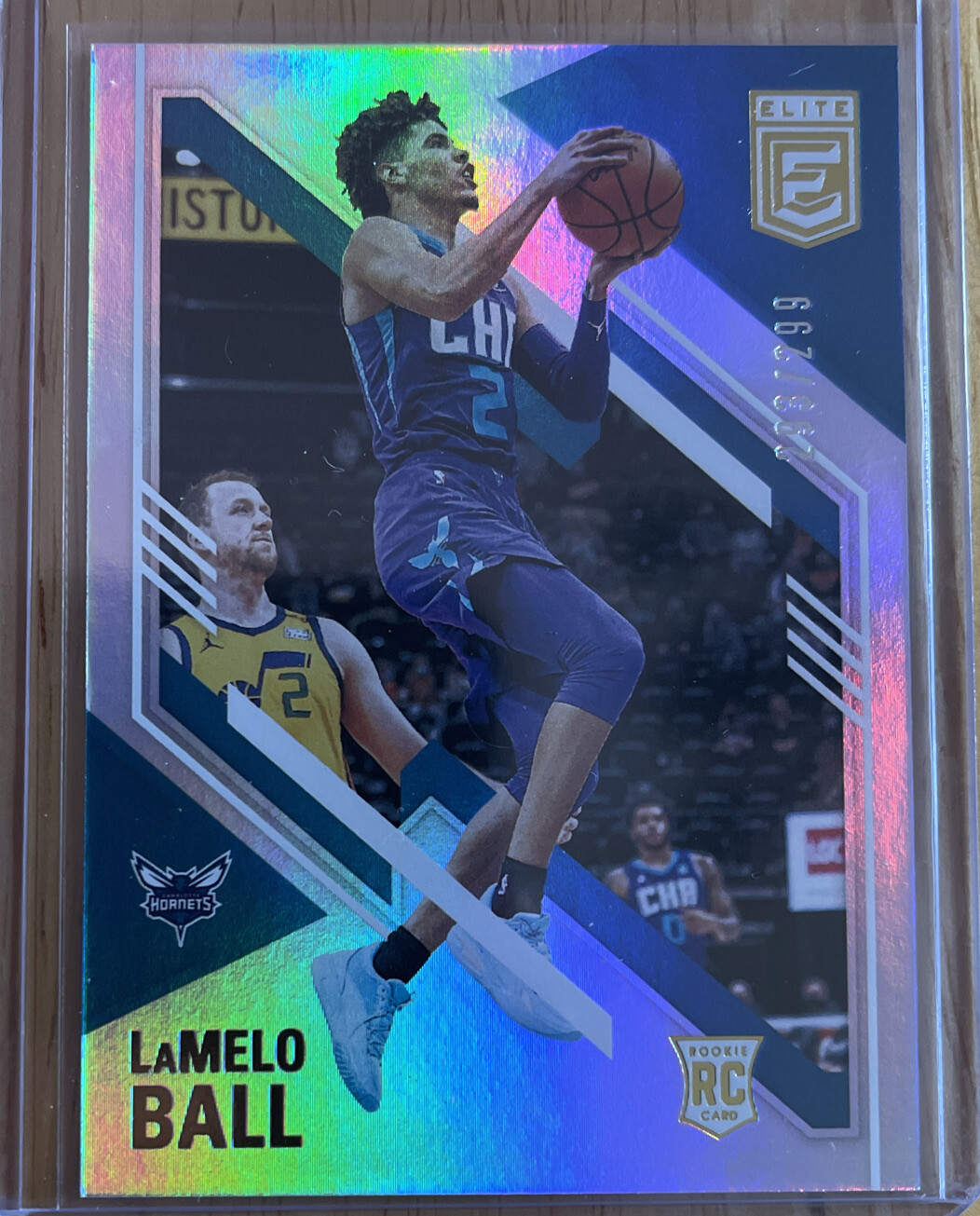 2020/21 Donruss Elite #134 LaMELO BALL Short Print Base Set RC Rookie #293/299