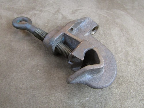 UNUSED! NO.36567 BRONZE C-TYPE VOLTAGE CABLE LINEMANS GROUND C CLAMP