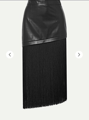 スカート HELMUT LANG Stitched leather skirt Helmut Lang Lamb Leather Fringe Skirt | eBay