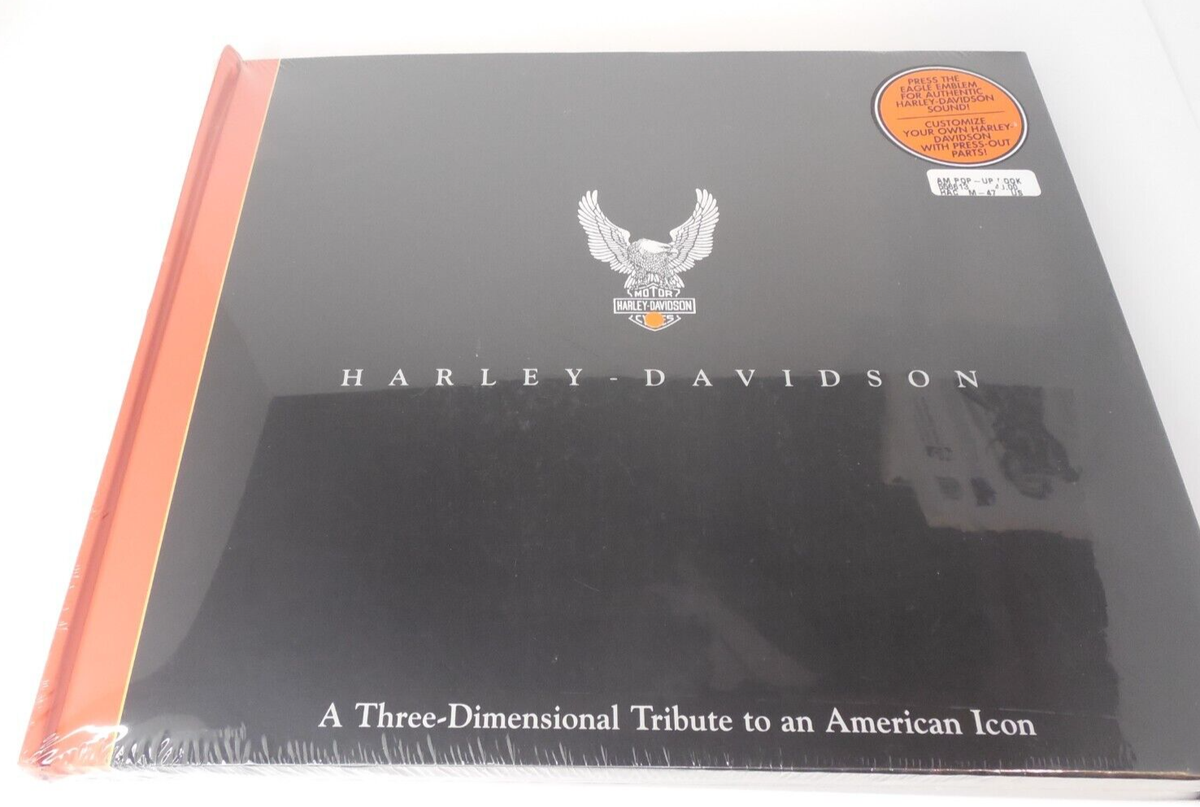 Harley Davidson Book 1998 Pop Up Three Dimensional Tribute to an