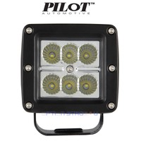 Pilot 3 Square Cree Led Fog / Driving Light 60w 6 Led Offroad 6000k White 1pc Pilot 3 Square Cree Led Fog / Driving Light 60w 6 Led Offroad 6000k White 1pc