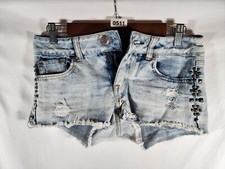 American Eagle Outfitters Cut Off Shorts 0 Women's Blue Used