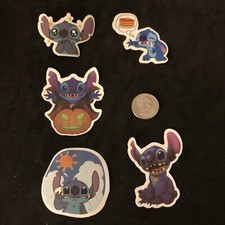 Disney Stickers - Lot of 5 Stitch Stickers - Lilo and Stitch