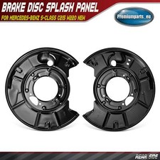 2x Brake Disc Splash Panels Rear Side for Mercedes-Benz S-Class C215 W220 New