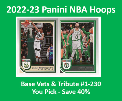 Buy 2022-23 Panini NBA Hoops Base Singles #1-230 - You Pick - Complete Your Set