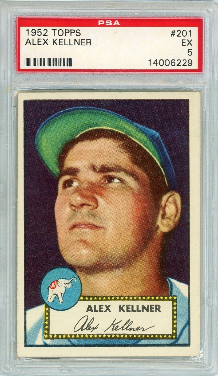1952 Topps Alex Kellner #201 PSA 5 P1389