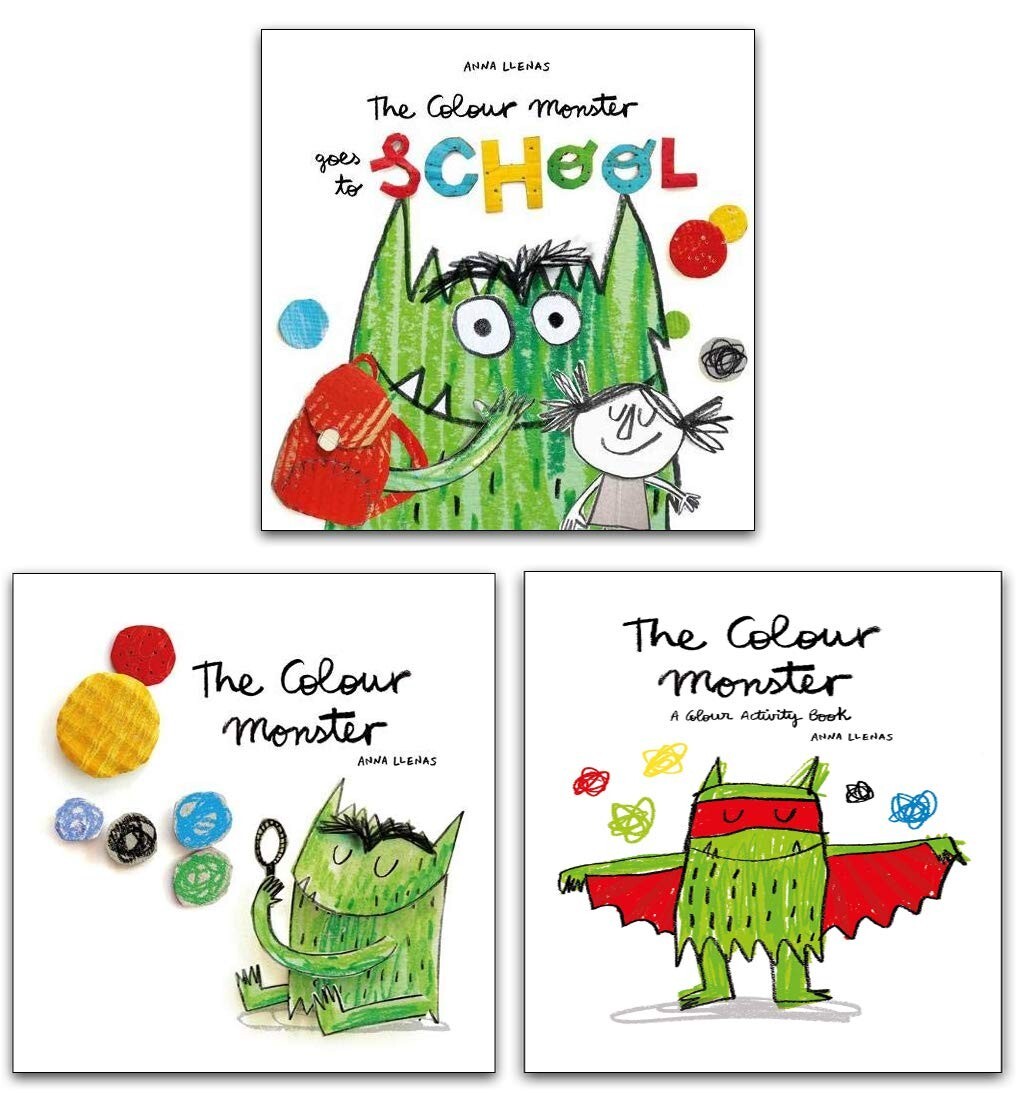 Anna Llena Unisex The Colour Monster Goes To School, The Colour Monster & More 3 Books Collection Set - Ages 3–5 - Paperback - Image 4