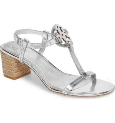 tory burch sandals silver