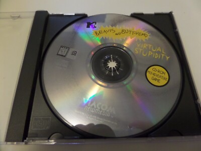 Beavis & Butthead in Virtual Stupidity PC Video Game 1995 WIN 95 Vintage 90s MTV