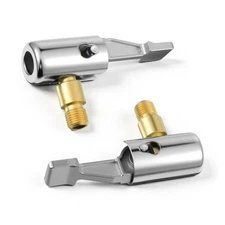 2 Pcs Tire Inflator Hose Adapter Lock on Air Chuck Locking, Metal Locking Air 