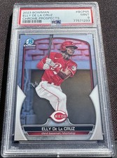 ELLY DE LA CRUZ 2023 BOWMAN CHROME RC #BCP65 PSA 9 MINT 💎