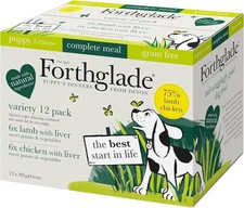Forthglade Wet Puppy Food Variety Pack (12 X 395g Trays) - Grain Free 6.23 per kilo