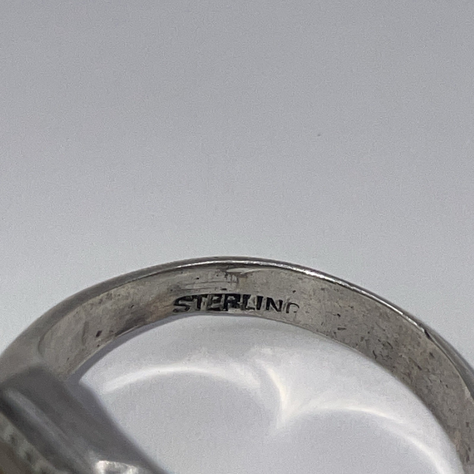 Rectangle Dendritic Agate Set Sterling Silver Rin… - image 8