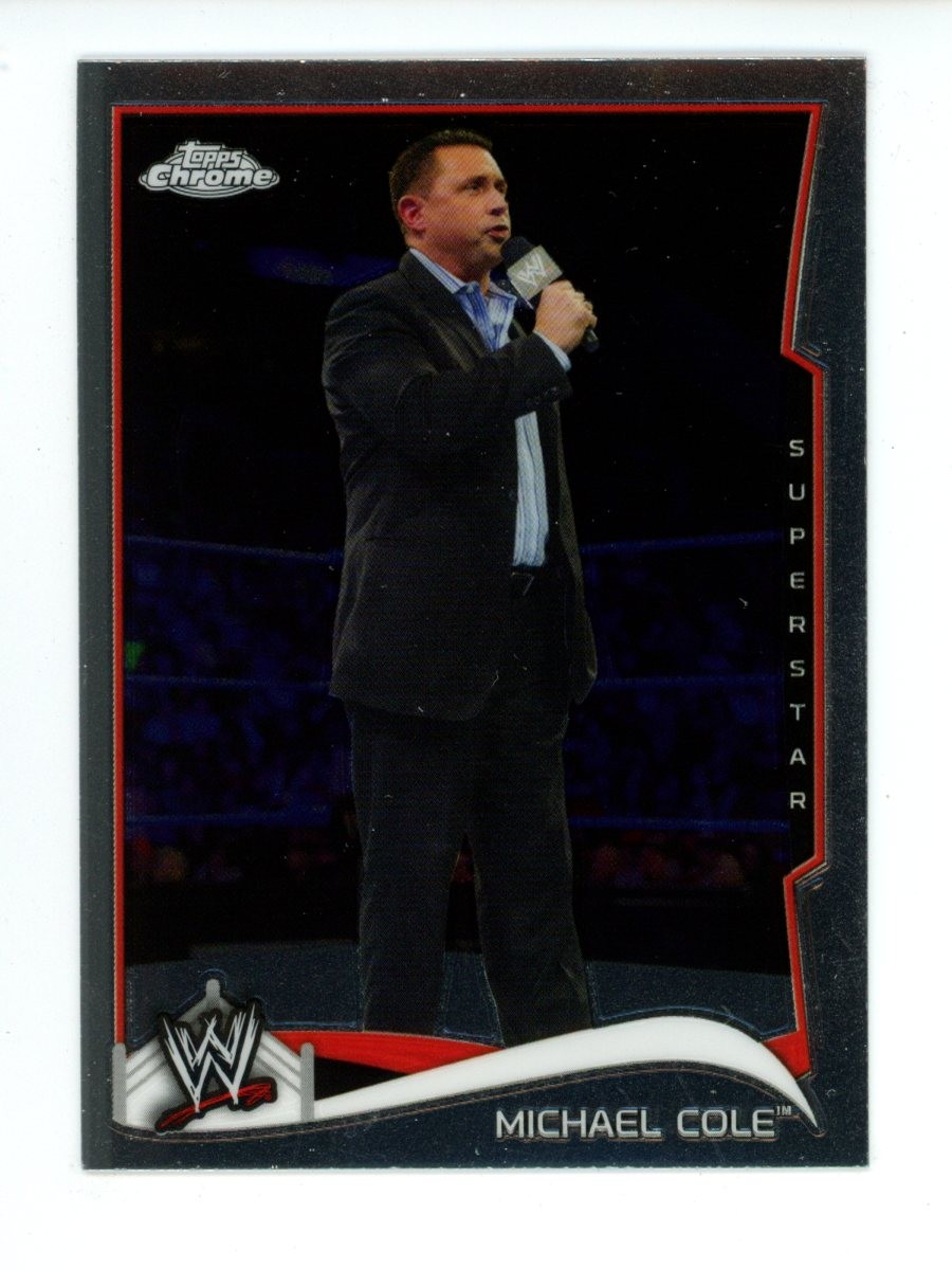 2014 Topps Chrome WWE Michael Cole #32