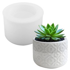 BINYI Stampo in Resina Vaso di Fiori Stampi Silicone per Cemento Stampo P